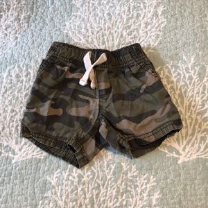 Carters camo toddler boy shorts